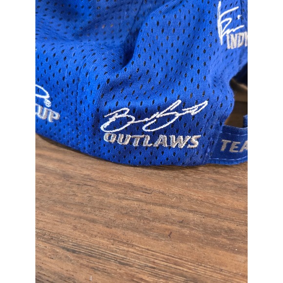 NAPA Racing NASCAR Cup IndyCar Driver Autographed Embroidered Baseball Cap Blue - Picture 3 of 8